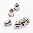 thumbnail image 2 of Granel 50 piezas Plata Cobre Metal Pendiente Tapones traseros Joyería, 2 of 6