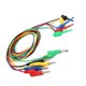 thumbnail image 3 of P1045 5Pcs 4mm 1m Stackable Banana Plug to Test Clip Multimeter Test Lead Cable Wire Accessory, 3 of 5