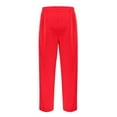 thumbnail image 6 of Kixjoy Mens Pink Baggy Sweatpants Wide Leg Big and Tall Elastic Waist Pants Open Bottom Drawstring Lounge Sweatpant Winter Plain Lightweight Joggers for Men with Pockets, Hot Pink S, 6 of 9