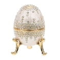 thumbnail image 1 of Exquisite Jewelry Box Desktop Metal Jewelry Storage Box Easter Adornment, 1 of 8