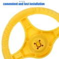 thumbnail image 3 of WHAMVOX Toy Steering Wheel for Bumper Cars Yellow 1Pcs 9.1X9.1X2.6in, 3 of 8