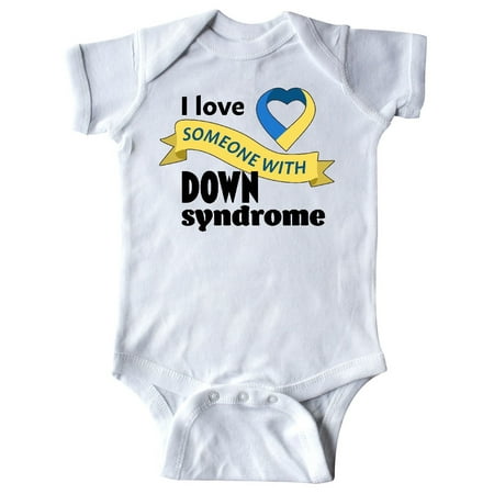 I Love Someone with Down Syndrome Infant Creeper (Best Gifts For Babies With Down Syndrome)