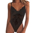 thumbnail image 1 of Gibobby Tangas de mujer sexy para sexo Día de San Valentín Mujeres Sexy Encaje Lencería Ropa interior Ropa de dormir Mono Mono(Negro, CH), 1 of 5