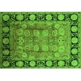 thumbnail image 1 of Ahgly Company Indoor Rectangle Oriental Green Traditional Area Rugs, 6' x 9', 1 of 4