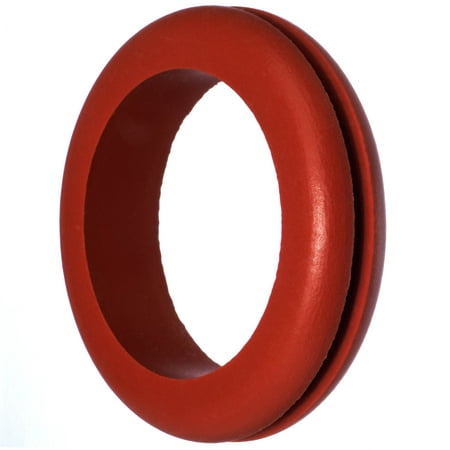 

Silicone Rubber Push-In Grommet for 1/2 Hole ID and 1/16 Edge Thickness - 3/8 ID - Pack of 50