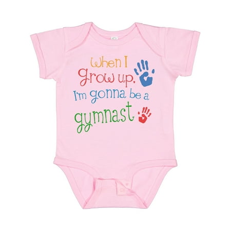 

Inktastic Gymnast Future Gift Baby Boy or Baby Girl Bodysuit