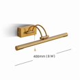 thumbnail image 5 of LED 8W Mirror Wall Light Bathroom Lighting Brass Indoor Lighting With Switch 40CM 3000K Adjustable Reading Lamps, 5 of 5