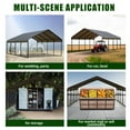 thumbnail image 4 of Heavy-Duty 10x20 ft Carport Garage, All-Weather Protection for RV, Boat, Car & Truck, Portable Shelter with Wind & Rust Resistance, 4 of 5