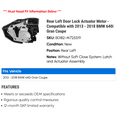 thumbnail image 2 of Rear Left Door Lock Actuator Motor - Compatible with 2013 - 2018 BMW 640i Gran Coupe 2014 2015 2016 2017, 2 of 2