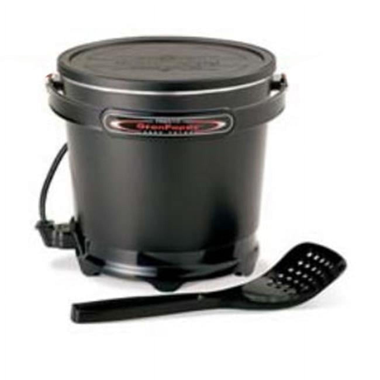 Presto GranPappy Indoor Odorless Kitchen Electric Deep Fryer Ceramic 05411 Walmart