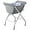 Gray, variant on Laundry Cart with Wheels, 32”H Easy Rolling Laundry Hamper with Removable Liner Bag, Sturdy Metal Frame Clothes Basket with 4 Casters and 2 Brakes