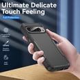 thumbnail image 2 of KOMI for Pixel 9 Case,Pixel 9 Pro Case,with Screen Protector,[Military Grade Drop Tested] Heavy-Duty Tough Rugged Shockproof Protective Case for Google Pixel 9, Black, 2 of 5