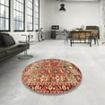 thumbnail image 4 of Ahgly Company Machine Washable Indoor Rectangle Traditional Sandy Brown Area Rugs, 2' x 4', 4 of 7