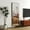 Black + Glass, variant on The 4th generation floor standing full-length mirror. wall mirror, bathroom makeup mirror, bedroom foyer, clothing store, wall mounted. 60 "* 16.5" RR