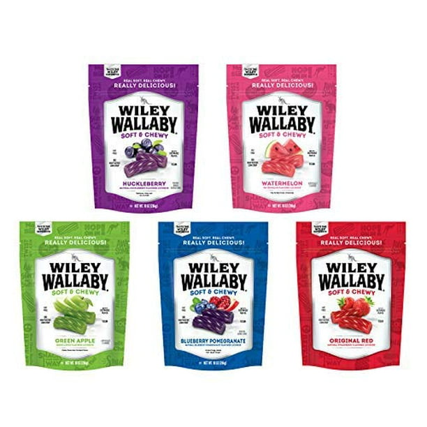 Wiley Wallaby Ultimate Fruit Variety Australian Licorice (5 10 oz