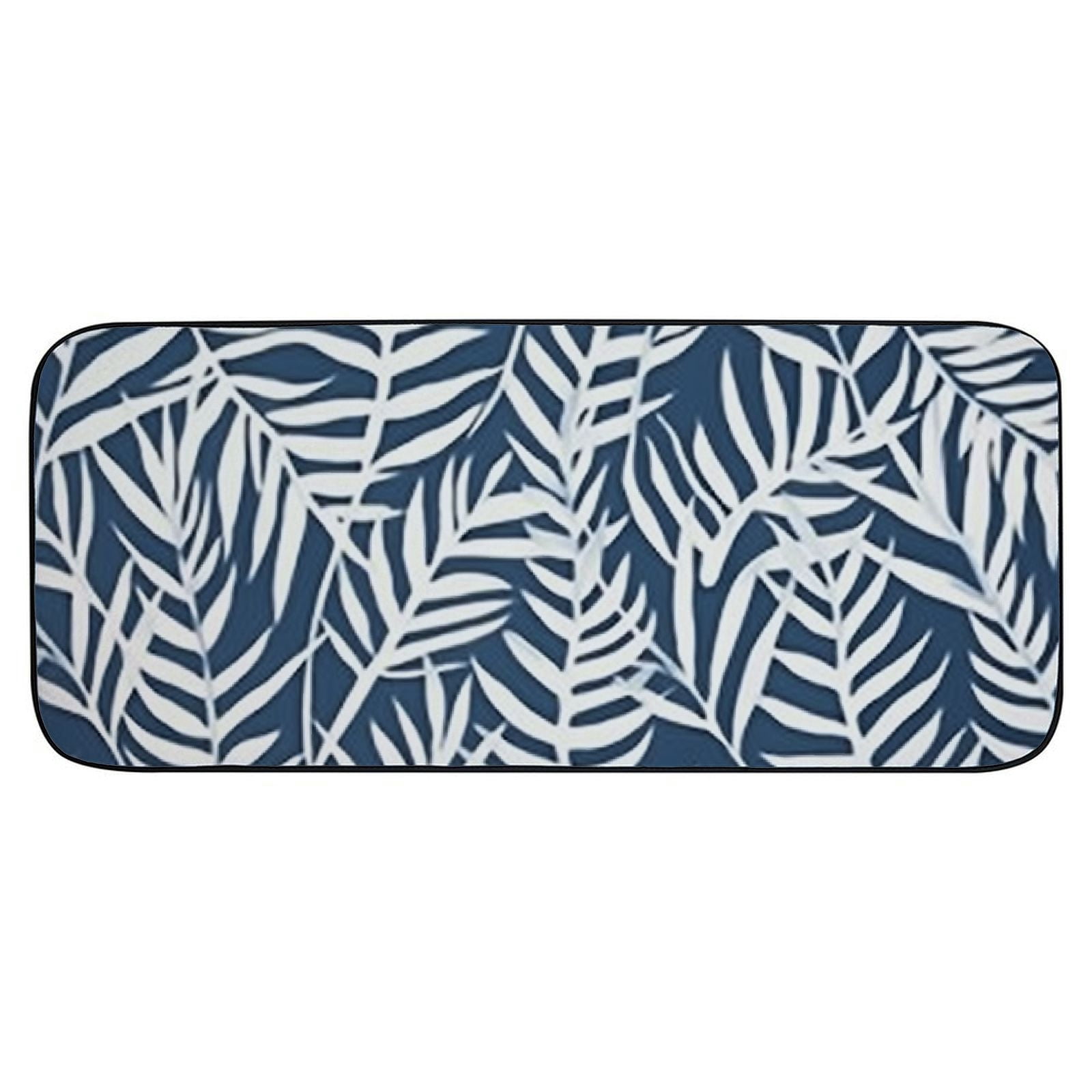 Qinduosi Tropical Leaves Plant Vintage Front Door Mat Welcome Mat,Non-Slip;Absorbent Indoor Door Mats,Durable Rubber Backing Floor Doormat for Entryway,Patio,Porch,Farmhouse Line Rustic