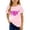 Pink, variant on Toddler Girls Short Sleeve Shirts Summer Tops Fashion Casual Graphic Print Tee Shir Size 3-4T ,Beige
