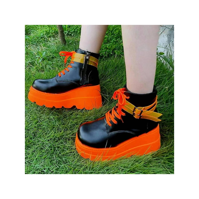 7 clearance platform boots