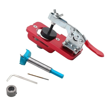 

FAIOIN Precise Multifunctional 35mm Hinge Hole Opener Boring Drill Guide Dowel Jig Kit System Woodworking Tools Aluminum Alloy