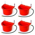 thumbnail image 1 of Little Giant 4 Gal Auto Float Controlled Waterer Livestock Trough, Red (4 Pack), 1 of 7