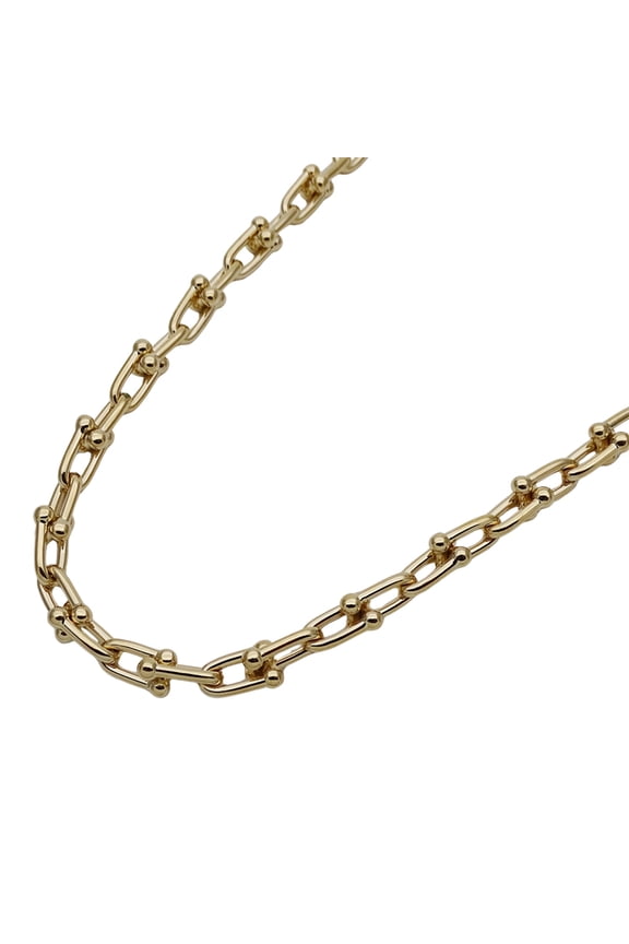 Pre-Owned Tiffany & Co. Women's Necklace, 750YG Yellow Gold with Small Links,... (Good)