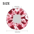 thumbnail image 3 of Rose Shower Cap, Reusable Bath Hair Hat for all Hair Lengths Hair Cover with Elastic Band Double Waterproof Layers Bathing Hat, 3 of 5