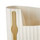 thumbnail image 2 of Distributeur de sacs poubelles mural en plastique, support pour sacs poubelles de cuisine et de salle de bain, couleur crème, 2 of 4