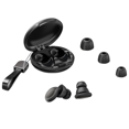 thumbnail image 1 of Tapones de silicón para dormir - Incluye 8 puntas intercambiables y estuche de viaje negro con cordón ecológico. Reduce el ruido hasta 32db, diseño ergonómico para máxima comodidad. ¡Protege tu, 1 of 4