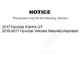 thumbnail image 2 of Transit Auto Front Rear Coated Disc Brake Rotors and Ceramic Pads Kit for Car Kia Forte Hyundai Forte5 Veloster Elantra GT KGT-101179, 2 of 11