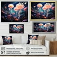 thumbnail image 4 of Designart "Aquatic Ballet Of Blue And Pink Jellies I" Coastal Coral Under Water Floater Framed Wall Art Prints, 4 of 5