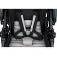 Monbebe Blaze Travel System, Grey & Black Pinstripe