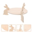thumbnail image 2 of 1 Set High Base Cake Stand Cupcake Dessert Display Stand Wood Fruit Candy Tray, 2 of 8