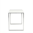 thumbnail image 3 of Eurostyle Dillon Desk in White Lacquer / Polished Stainless Steel, 3 of 3