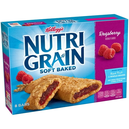 Kellogg's Nutri-Grain Soft Baked Raspberry Breakfast Bars 8-1.3 oz. Wrappers