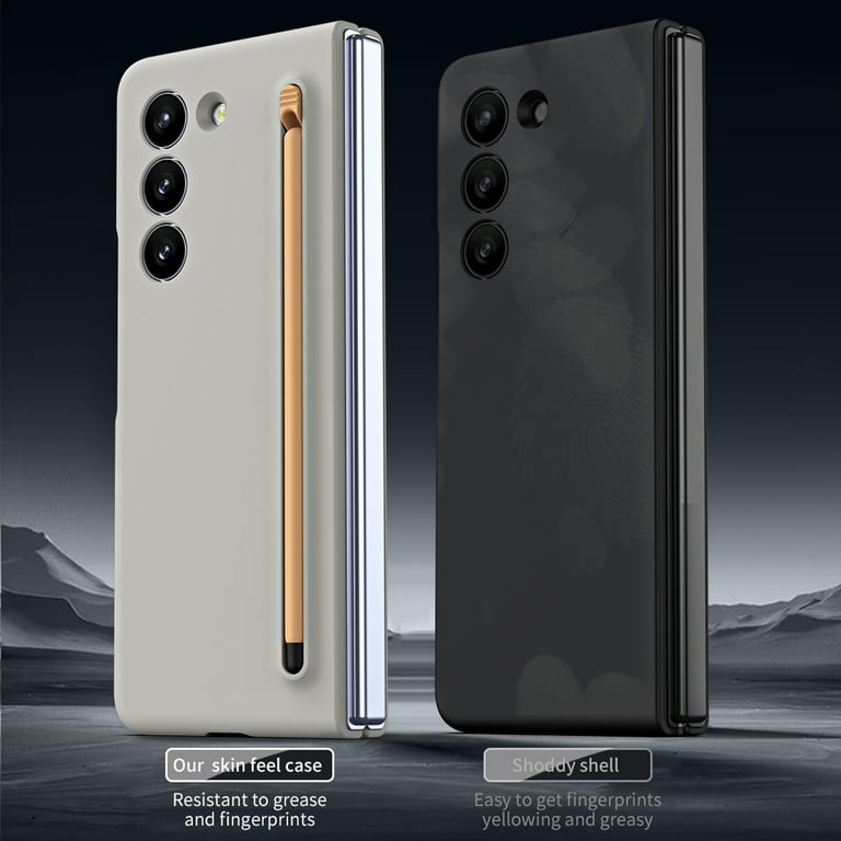Dteck Slim Silicone Case for Samsung Galaxy Z Fold 6 with S