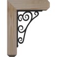 thumbnail image 3 of 3 1/2"W x 9 1/2"D x 12"H Tristan Craftsman Ironcrest Smooth Bracket, Douglas Fir (2"W x 5 1/2"D x 8"H Iron Bracket), 3 of 5