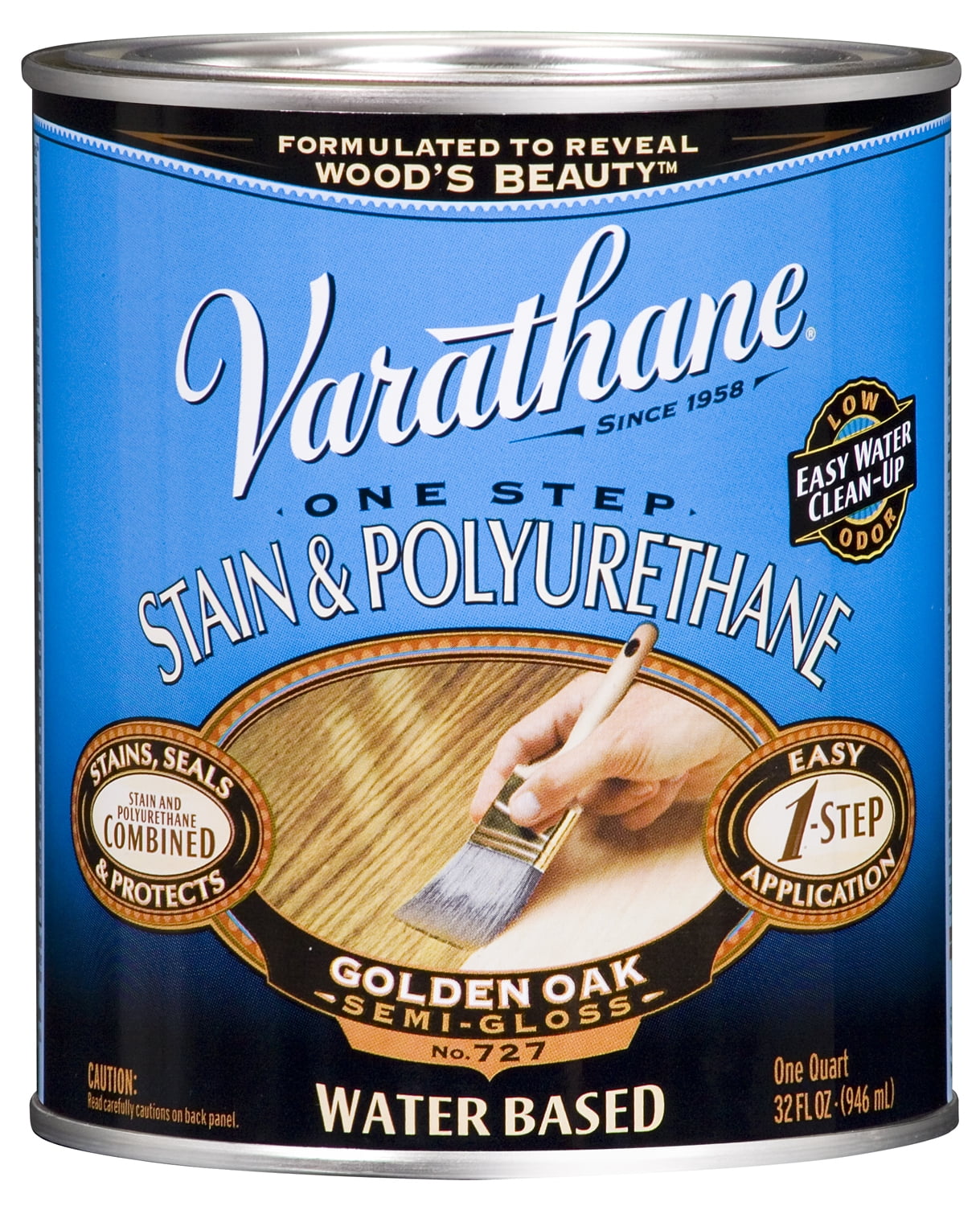 Varathane 239581h 1 Qt. Golden Oak Stain & Polyurethane - Walmart.com