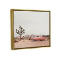 thumbnail image 3 of Stupell Industries Vintage Car in Desert Scenery Nature Photography Gold Floater Framed Art Print Wall Art, 31 x 25, 3 of 9