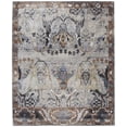 thumbnail image 6 of 9' X 13' Gray Black and Red Ikat Power Loom Area Rug, 6 of 6