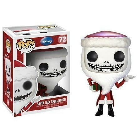The Nightmare Before Christmas Jack Skellington Santa Jack Skellington: ~4 POP! Tim Burton's The Nightmare Before Christmas Vinyl Figure by The Nightmare Before Christmas, By Funko ()