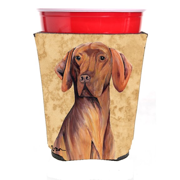 Carolines Treasures SC9132RSC Vizsla Red Solo Cup Beverage Insulator Hugger Red Solo Cup multicolor