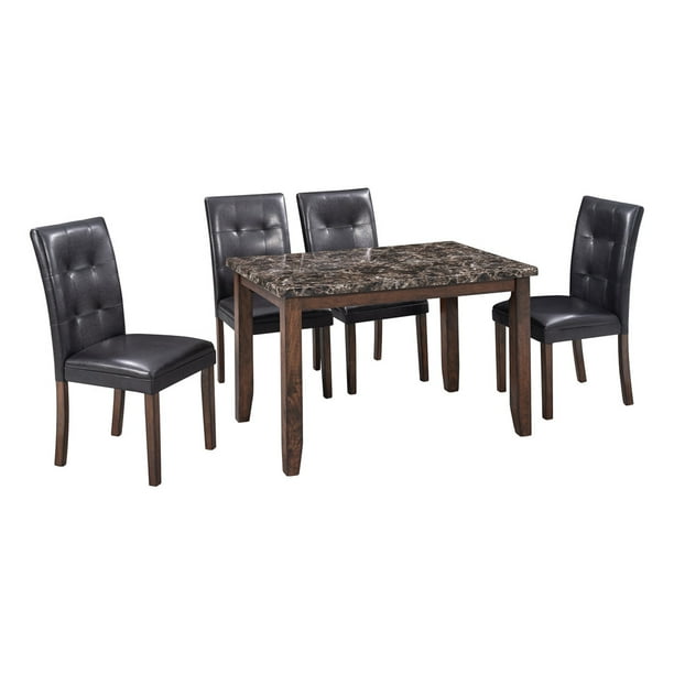 5pcs Dining Table Set Scratch Resistant Kitchen Stable Modern Chair Home Furniture Com 5pcs Dining Table Set Scratch Resistant, Scratch Resistant Dining Table Set