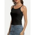 thumbnail image 2 of Women's Slim-Fit Strap Camisole Tank Top - Basic Cami Undershirt, 2 of 6