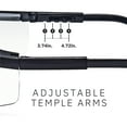 thumbnail image 3 of Gamma Ray Adjustable Anti-Fog Safety Glasses - Pack of 20, 3 of 7