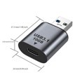 thumbnail image 2 of Inteprter Adaptador USB 3,1 de disco duro móvil para teléfono, convertidor de carga de aleación de aluminio de Audio y vídeo portátil, conectores de Teléfono y Comunicación Tipo 1, 2 of 6