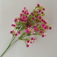 thumbnail image 2 of Sunxin Artificial Flowers Exquisite 5 Petal Soft Silicone Starry Sky Artificial Flowers for Home Decoration Bridal Bouquet Wedding Decoration Flower Photography Props Ideal for Party and Event, 2 of 7
