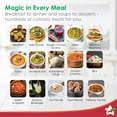 thumbnail image 2 of Wonderchef Chef Magic | All-in-One Kitchen Robot for Indian & International Cuisine | Automatic Chopping, Sautéing, Stirring, Kneading... | Mobile App | Recipes by Chef Sanjeev Kapoor | 2 Yr Warranty, 2 of 5