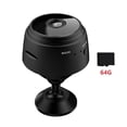 thumbnail image 2 of WiFi Cámara IP Detección de movimiento Visión nocturna 1080P Mini videocámaras (Negro 64GB) Ndcxsfigh Para estrenar, 2 of 4