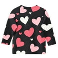 thumbnail image 4 of Annhoo Valentines Shirts for Girl Boy Print Graphic Long Sleeve Crewneck Pullover Tops Casual Oversize Clothes, 4 of 4