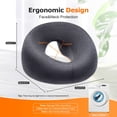 thumbnail image 3 of Face Down Pillow for Stomach Sleepers, Prone Sleeping Massage Headrest, BBL & Post-Surgery Recovery Pillow, Face Cradle for Eye Surgery, Beach Tanning Pillow for Bed, 3 of 8